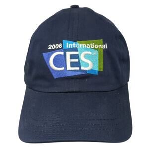 2006 International CES Slideback Baseball Cap Blue One Size Competition Headwear